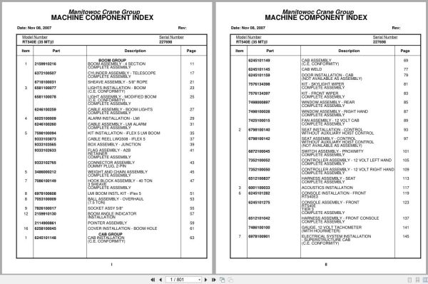 Grove Crane RT540E 227698 Parts Manual 2007 (1)