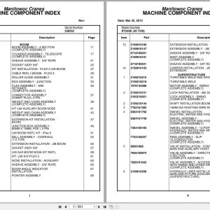 Grove Crane RT540E 228252 Parts Manual 2012 (1)