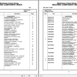 Grove Crane RT540E 229087 Parts Manual 2008 (1)