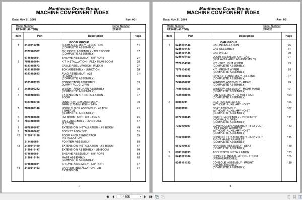 Grove Crane RT540E 229620 Parts Manual 2008 (1)