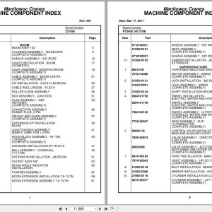 Grove Crane RT540E 231595 Parts Manual 2011 (1)