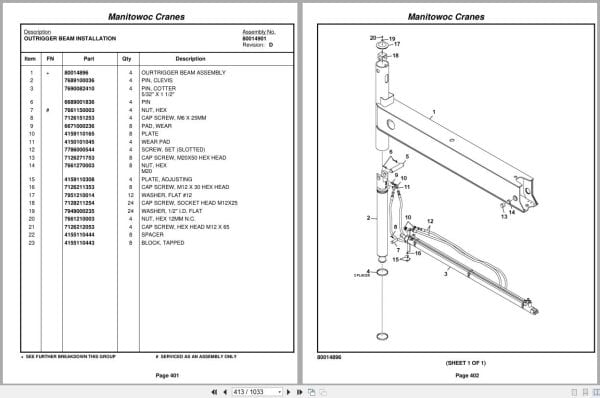 Grove Crane RT540E 231869 Parts Manual 2011 (2)