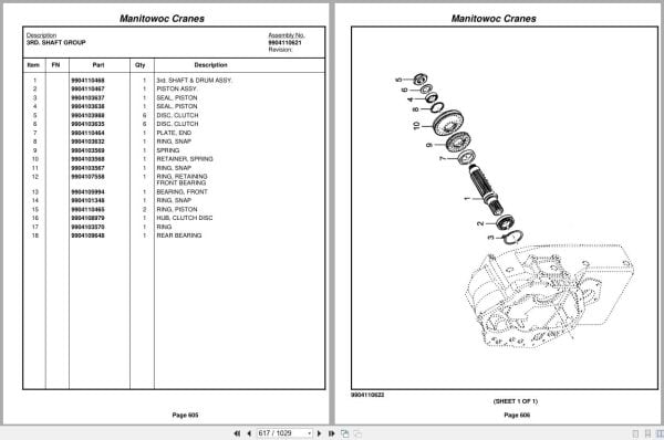 Grove Crane RT540E 232100 Parts Manual 2011 (2)