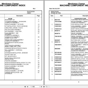 Grove Crane RT540E 232351 Parts Manual 2011 (1)