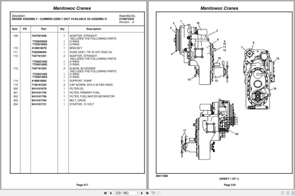 Grove Crane RT540E 232351 Parts Manual 2011 (2)