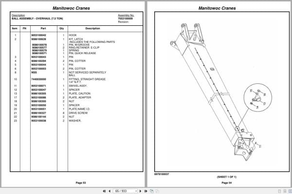 Grove Crane RT540E 232924 Parts Manual 2017 (2)