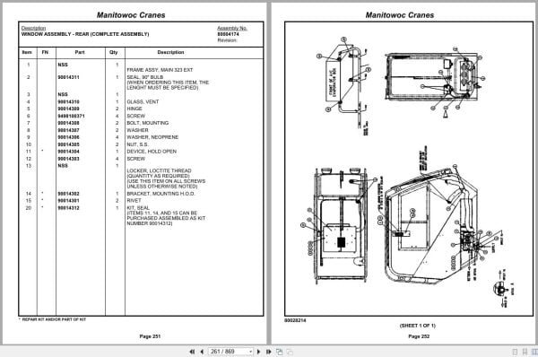 Grove Crane RT540E 233390 Parts Manual 2012 (2)