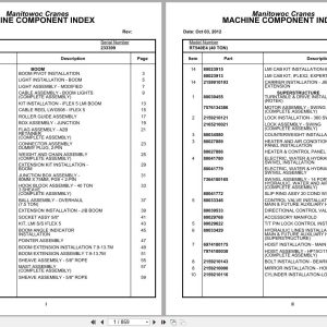 Grove Crane RT540E 233399 Parts Manual 2012 (1)