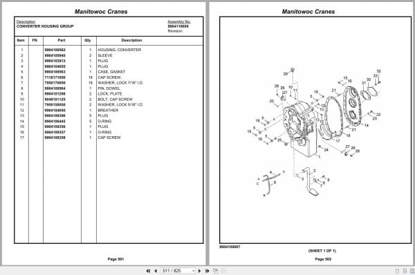 Grove Crane RT540E 233459 Parts Manual 2012 (2)