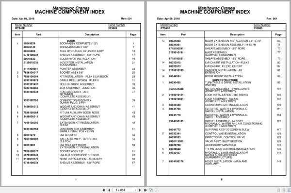 Grove Crane RT540E 233885 Parts Manual 2018 (1)