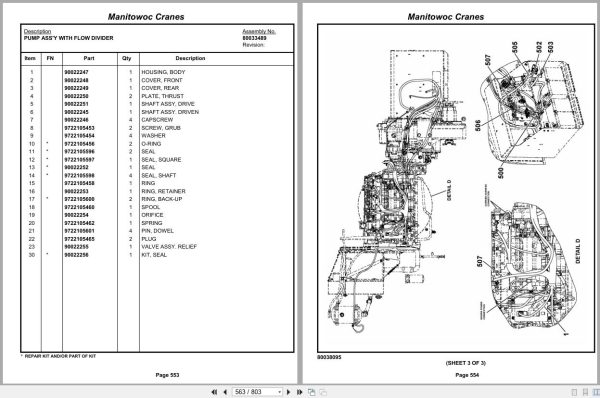 Grove Crane RT540E 234323 Parts Manual 2013 (2)