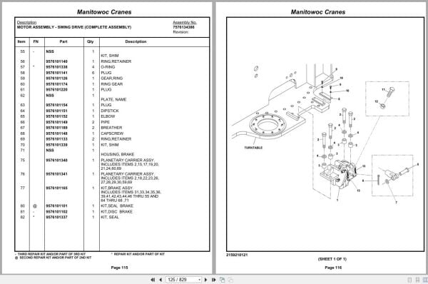 Grove Crane RT540E 234360 Parts Manual 2013 (2)