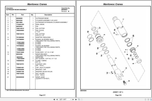 Grove Crane RT540E 234800 Parts Manual 2014 (2)