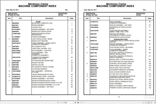 Grove Crane RT540E 235785 Parts Manual 2017 (1)
