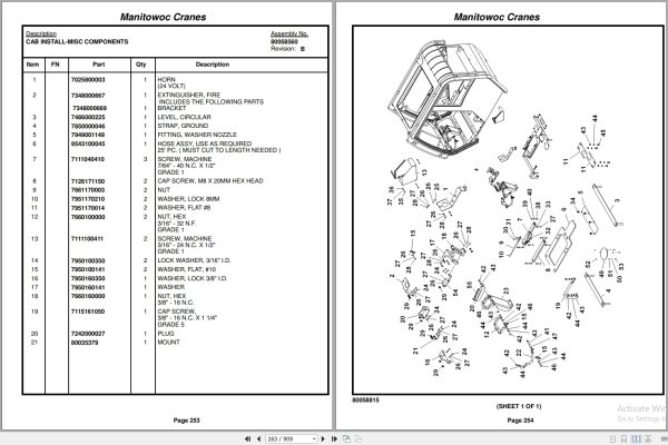 Grove Crane RT540E 235785 Parts Manual 2017 (2)