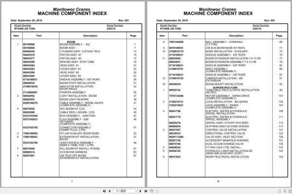 Grove Crane RT540E 236314 Parts Manual 2018 (1)