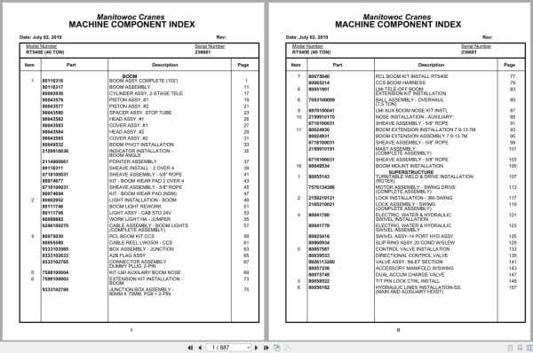 Grove Crane RT540E 236681 Parts Manual 2019 (1)