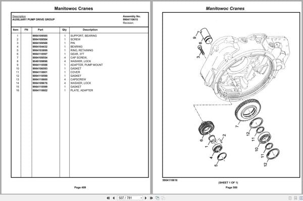 Grove Crane RT540E 617010 Parts Manual 2020 (2)