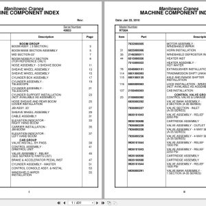 Grove Crane RT58A 40053 Parts Manual 2010 (1)