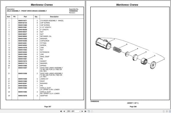 Grove Crane RT58A 40053 Parts Manual 2010 (2)