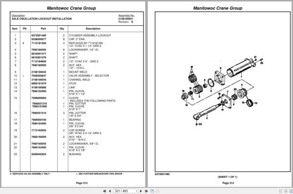 Grove Crane RT58A 44254 Parts Manual 2007 (2)