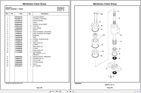 Grove Crane RT58B 43406 Parts Manual 2005 (2)