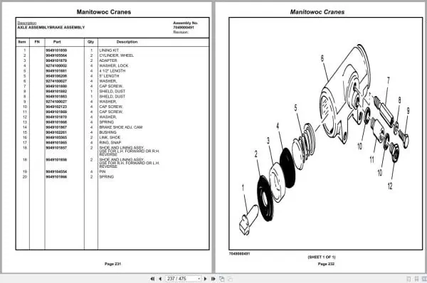 Grove Crane RT58C 49638 Parts Manual 2022 (2)