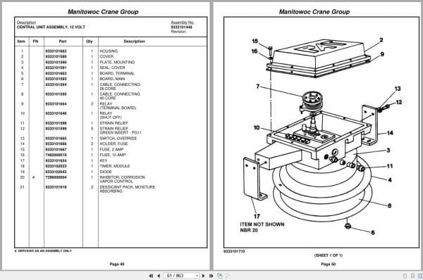 Grove Crane RT58C 71206 Parts Manual 2005 (2)