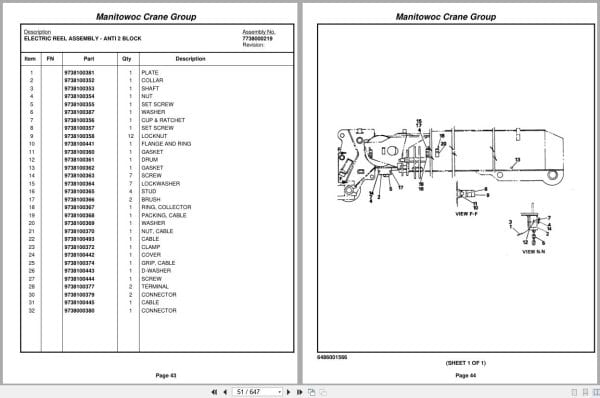 Grove Crane RT58C 71688 Parts Manual 2005 (2)