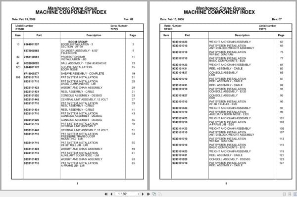 Grove Crane RT58C 73775 Parts Manual 2006 (1)