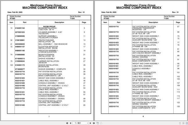 Grove Crane RT58D 71394 Parts Manual 2005 (1)