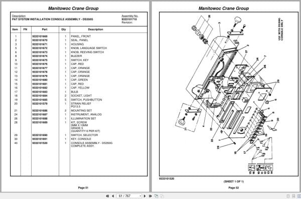 Grove Crane RT58D 73917 Parts Manual 2005 (2)