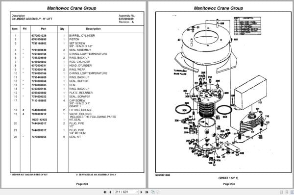Grove Crane RT58D 75205 Parts Manual 2005 (2)