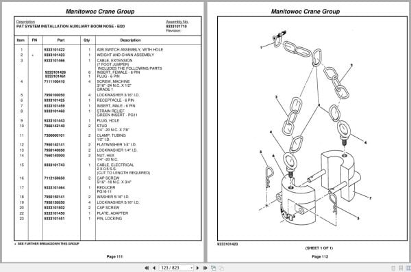 Grove Crane RT58D 75982 Parts Manual 2005 (2)