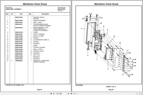 Grove Crane RT58D 76234 Parts Manual 2005 (2)