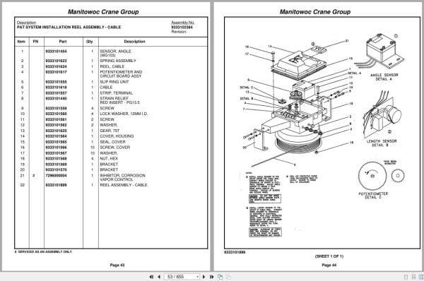 Grove Crane RT58D 79112 Parts Manual 2009 (2)