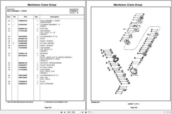 Grove Crane RT58D 86385 Parts Manual 2005 (2)