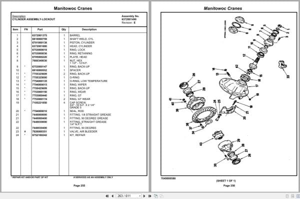Grove Crane RT58E 74364 Parts Manual 2022 (2)