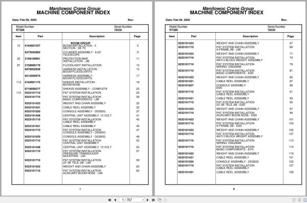 Grove Crane RT58E 78330 Parts Manual 2005 (1)