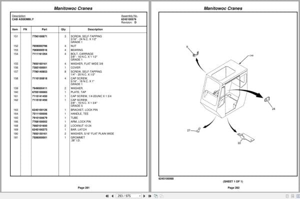 Grove Crane RT600E 226019 Parts Manual 2010 (2)