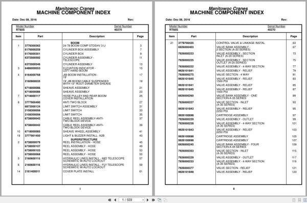 Grove Crane RT60S 40270 Parts Manual 2016 (1)
