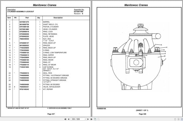 Grove Crane RT60S 40270 Parts Manual 2016 (2)