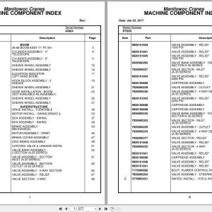Grove Crane RT60S 40404 Parts Manual 2017 (1)