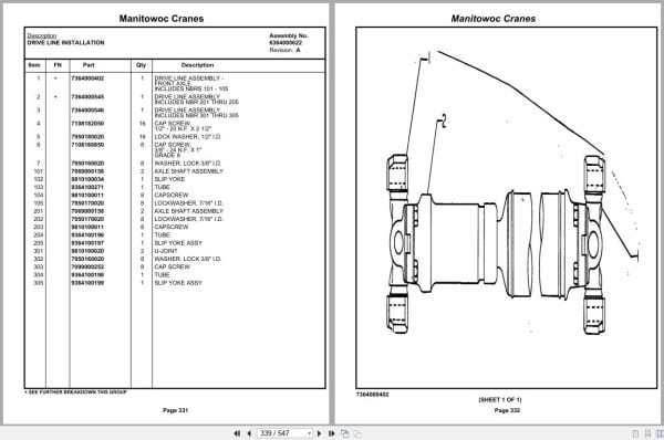 Grove Crane RT620S 40413 Parts Manual 2021 (2)