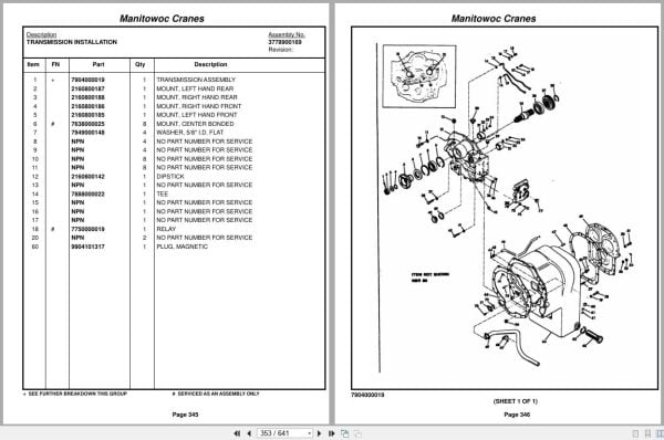 Grove Crane RT62S 40424 Parts Manual 2018 (2)