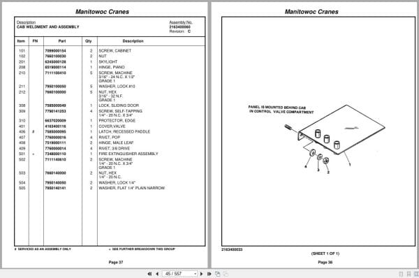 Grove Crane RT630 41796 Parts Manual 2010 (2)