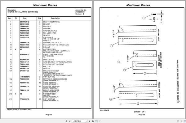 Grove Crane RT630C 79820 Parts Manual 2020 (2)