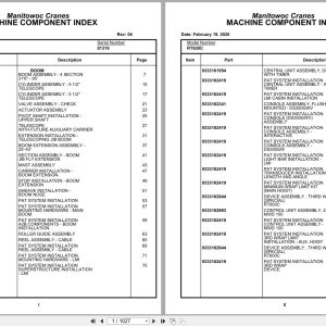 Grove Crane RT630C 81319 Parts Manual 2020 (1)