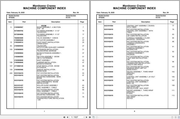 Grove Crane RT630C 81319 Parts Manual 2020 (1)