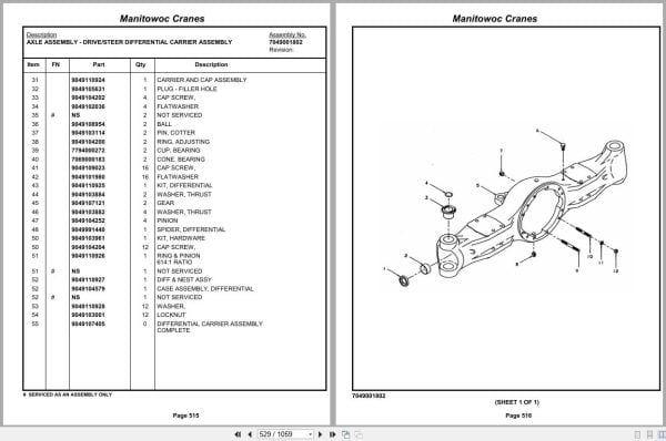 Grove Crane RT635C 220037 Parts Manual 2014 (2)